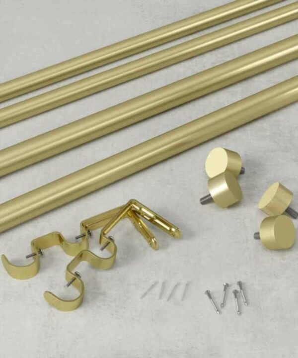Brass Curtain Rod 1 c - Kindom Of Curtains