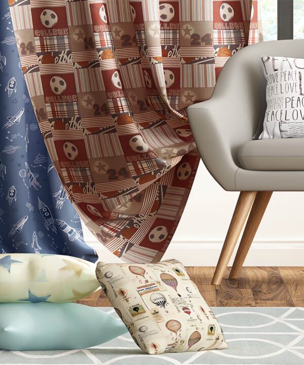 KC Fabrics Curtain ADVENTURE 32411 a - Kindom Of Curtains