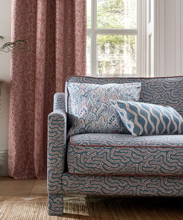 Pure Fine Fabric By Asian Paints Darwin BLOOMSBURY CREATIVE 2 - Kindom Of Curtains