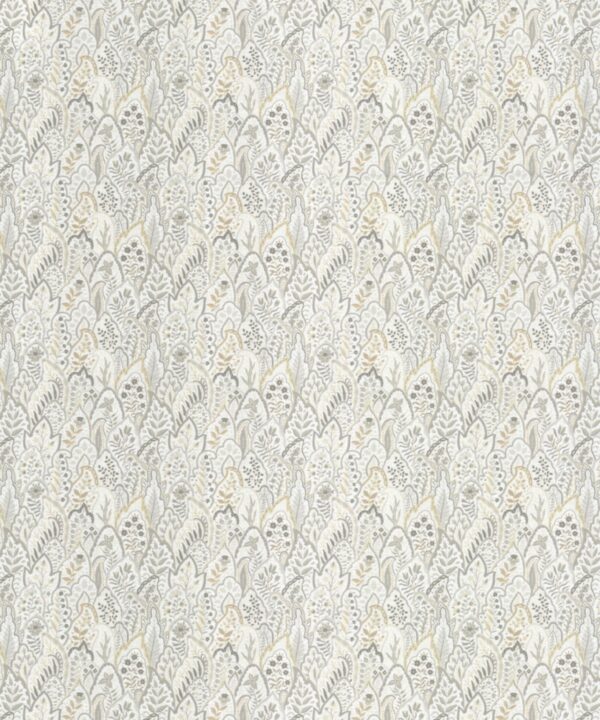 Pure Fine Fabric By Asian Paints Darwin BLOOMSBURY DOVE - Kindom Of Curtains