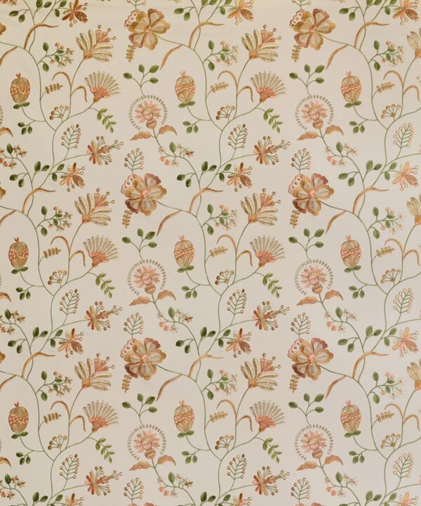 Pure Fine Fabric By Asian Paints Munro ASTORIA APRICOT - Kindom Of Curtains